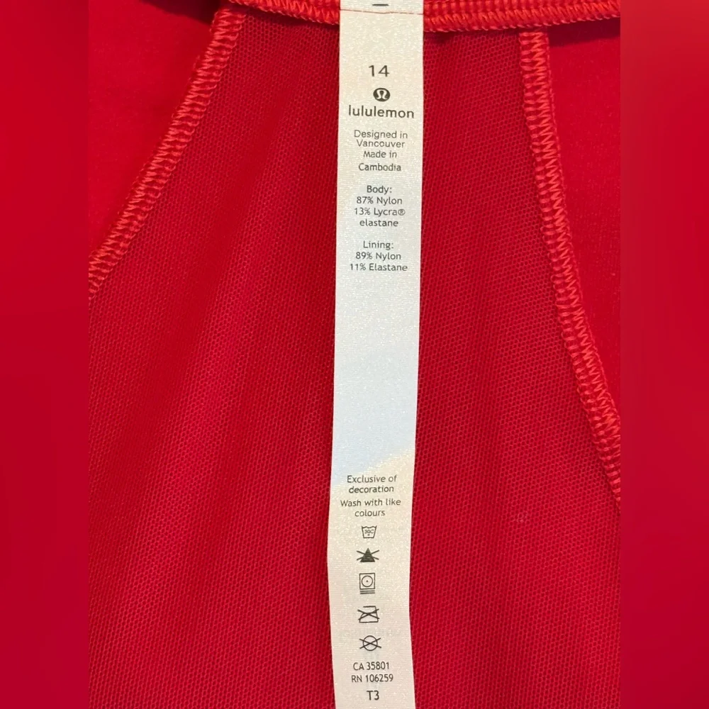 LULULEMON DEFINE JACKET DARK RED sz 14 EUC - Picture 7 of 8